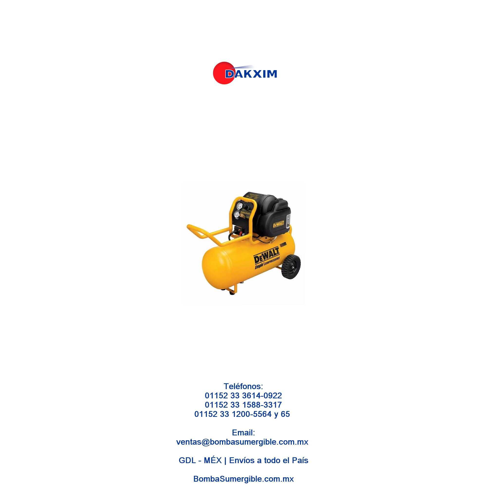 Compresora Dewalt 15 Gal 57 Litros 1.6 Hp 200 Psi Remate $8799 MXN