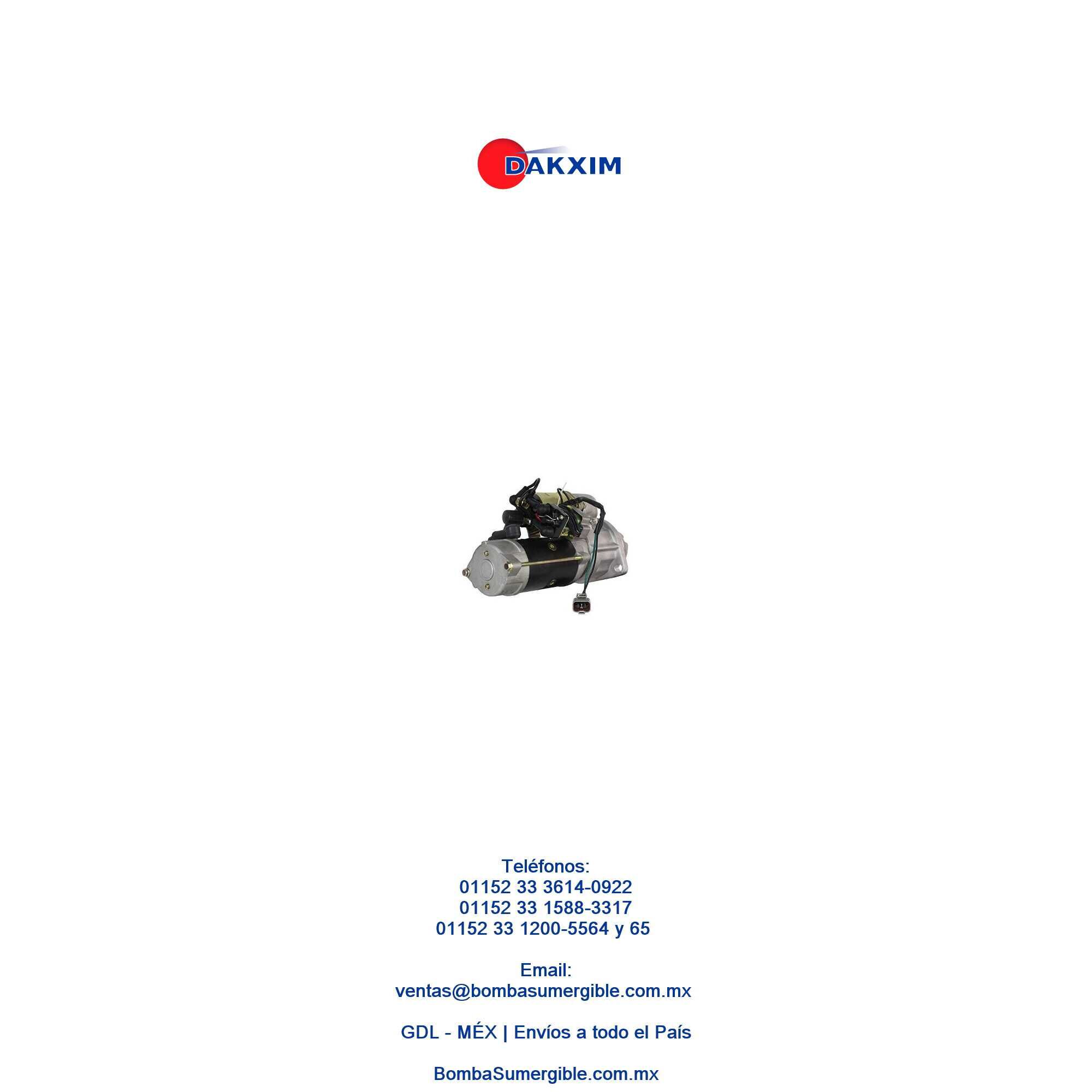 El Nuevo Motor De Arranque Se Encaja Con El Motor Komatsu Cr $20026 MXN