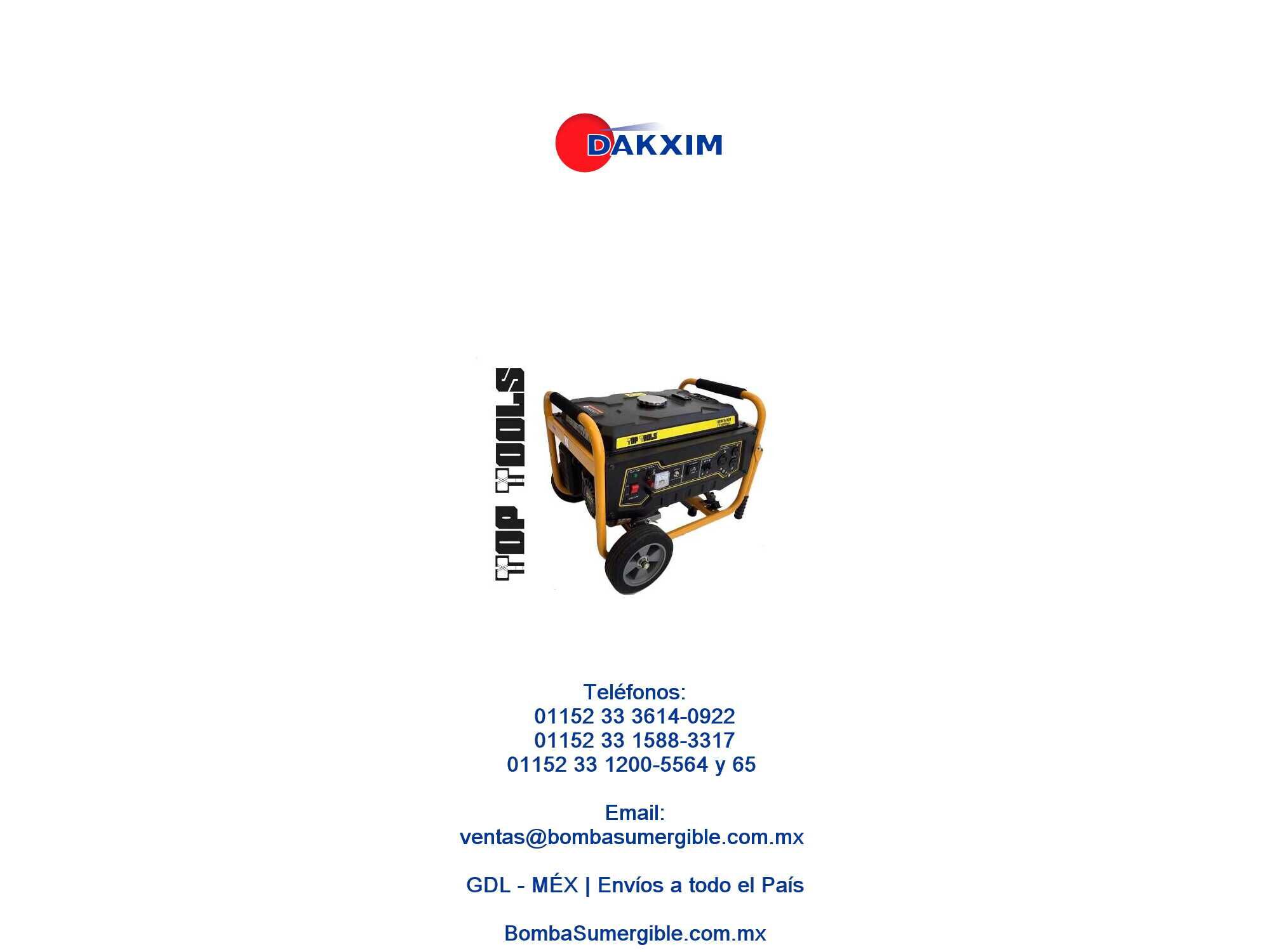 Generador Gasolina O Planta De Luz 3500watts 110/220v 7 Hp $7500 MXN