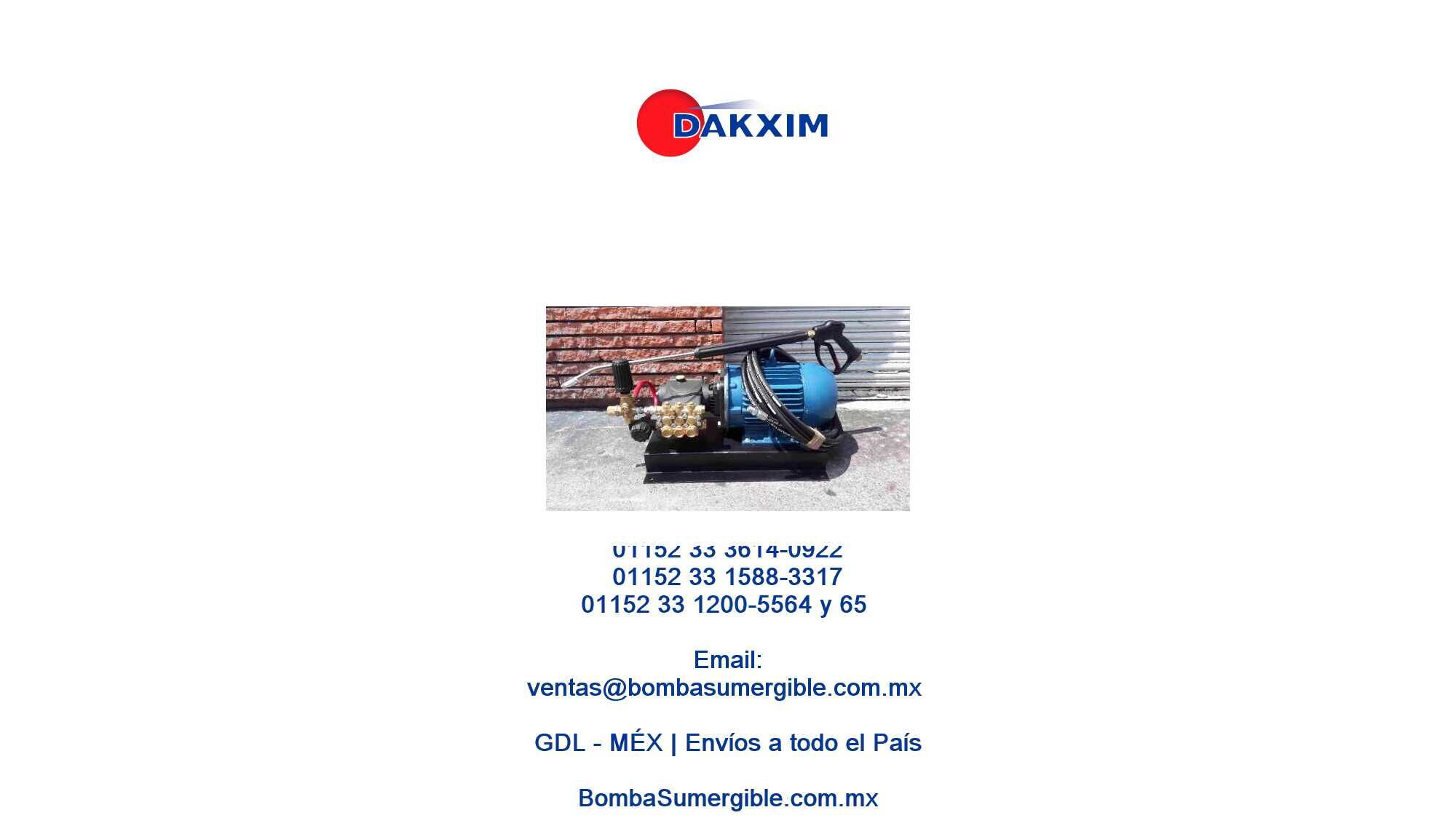 Hidrolavadora Industrial Para Autolavado 5 Hp Trifasica $19900 MXN