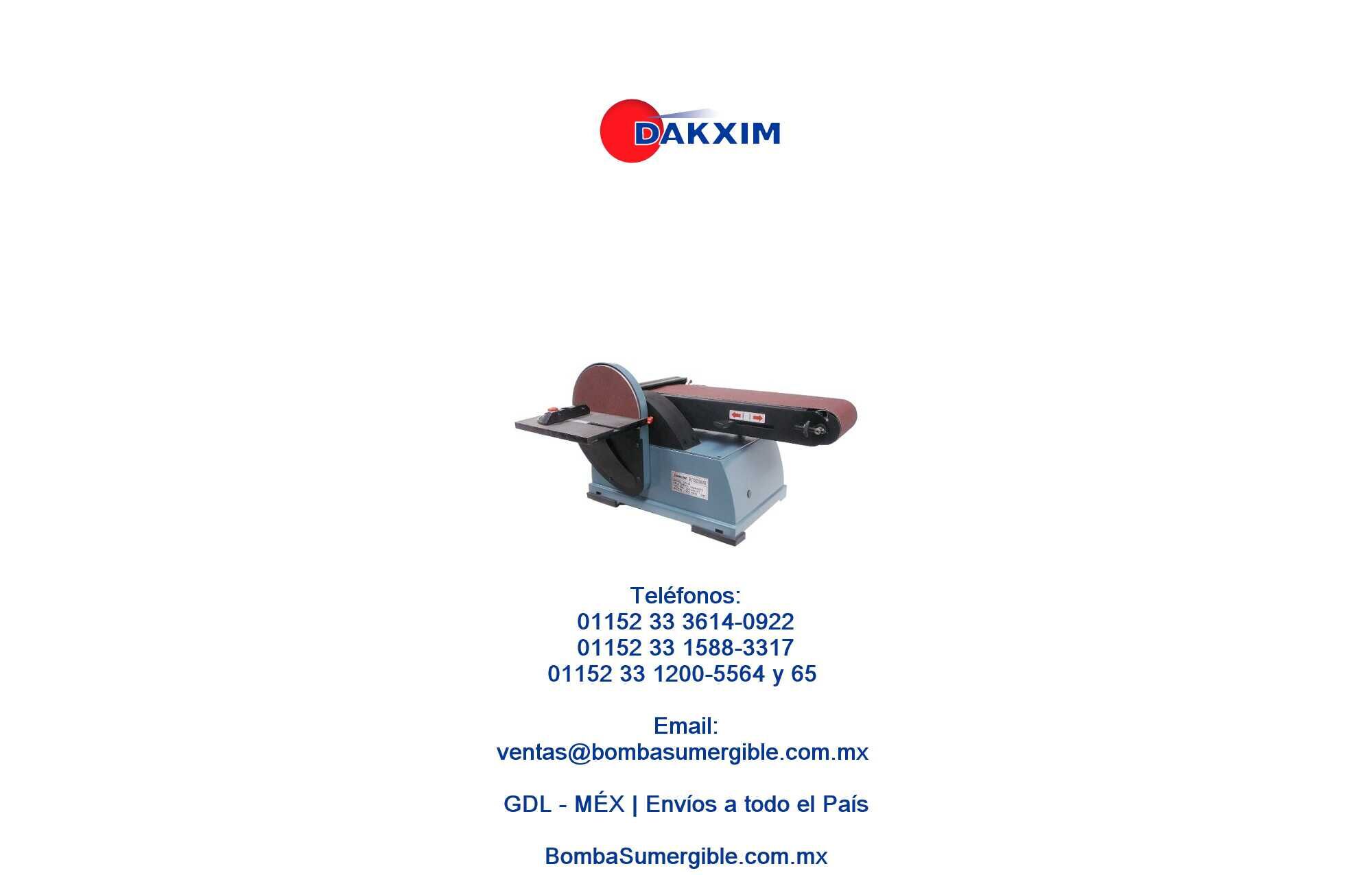 Lijadora Banda Disco 6 X 9 Pulg Banco Motor 1hp Silverline $10042 MXN