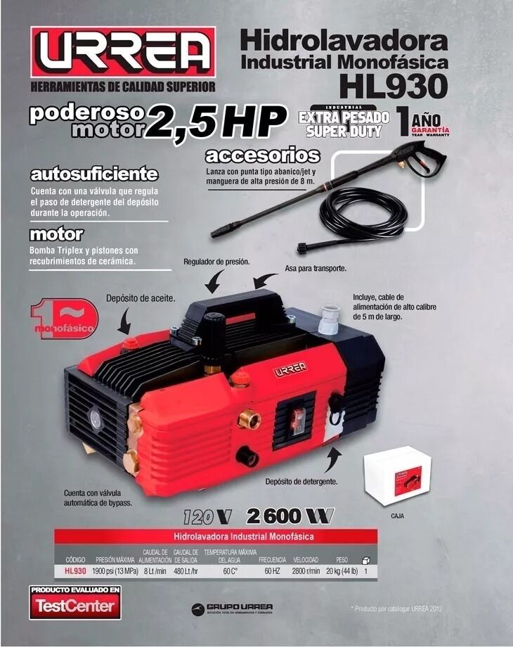 860.99 Hidrolavadora