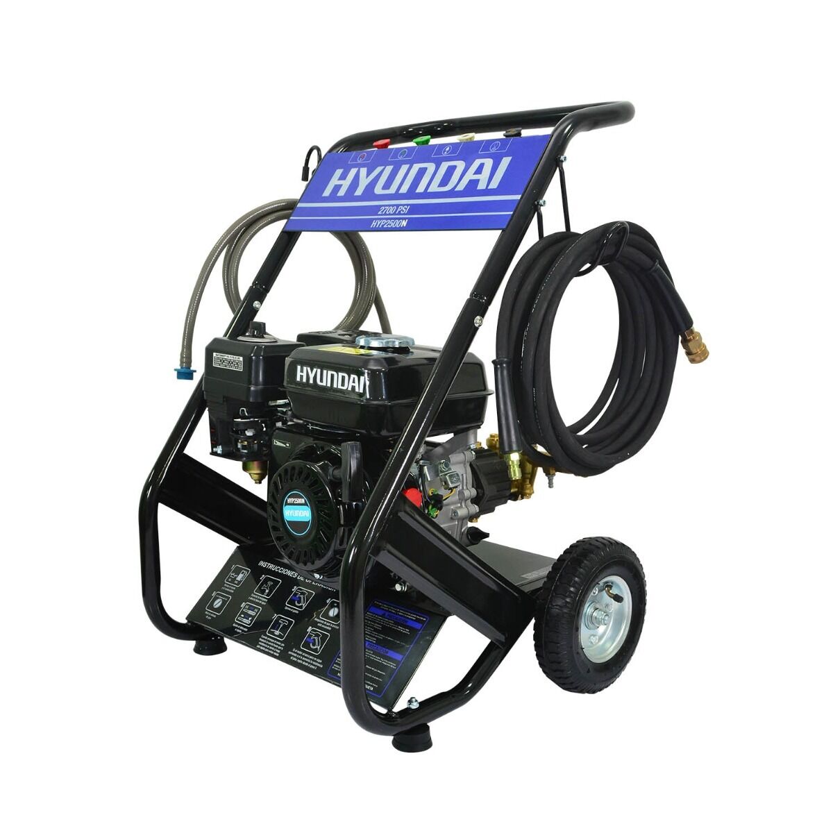 Hidrolavadora Hyundai A Gasolina 6.5 Hp Hyp2500N 4 Tiempos $ 9