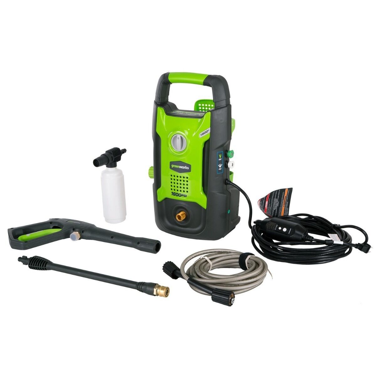 Hidrolavadora Greenworks 1600 Psi 13 Amp 1.2 Gpm Pressure $ 4