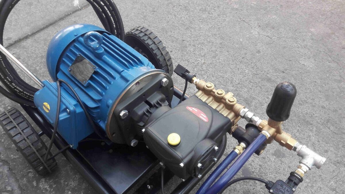 Hidrolavadora Industrial 5 Hp Interpump Automática Chasis $ 24
