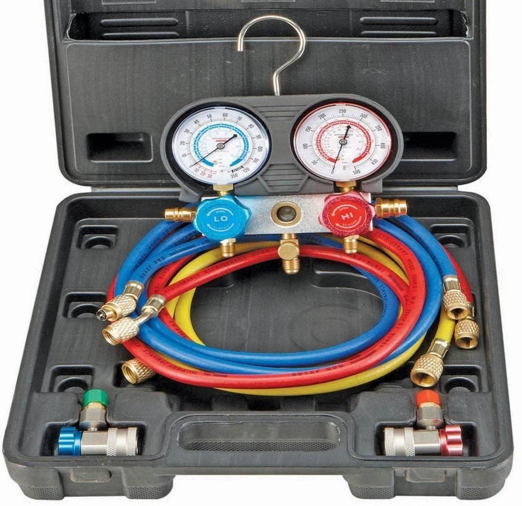 Manómetro Ac Aire Acondicionado R134a Automotriz Refrigeraci $ 1