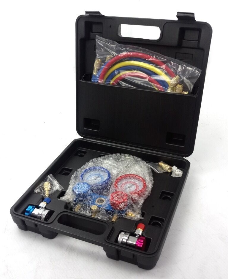 Manómetro A/c - Mangueras Stark R134a / R11 / R22 26009 $ 1