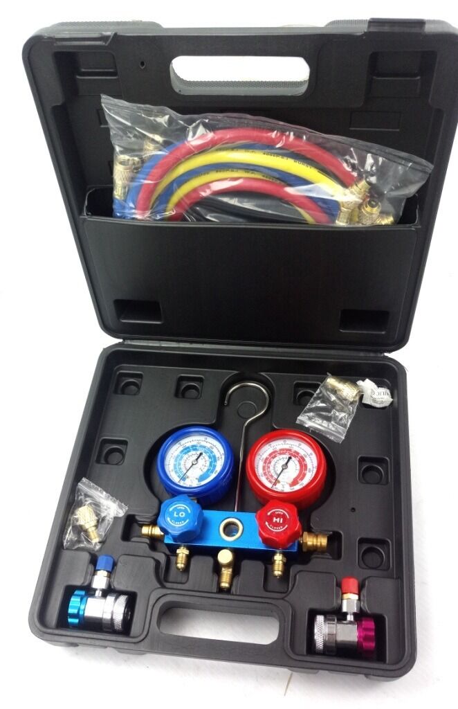Manómetro A/c - Mangueras Stark R134a / R11 / R22 26009 $ 1