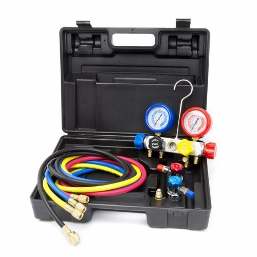 Manómetro Mangueras 4 Vias R410a R22 R134a R12 Stark 26012 $ 1