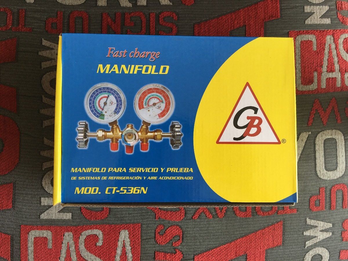 Manómetros Manifold Con Mangueras Refrigeración Y Aire Acond $ 650.00 Hidrolavadora