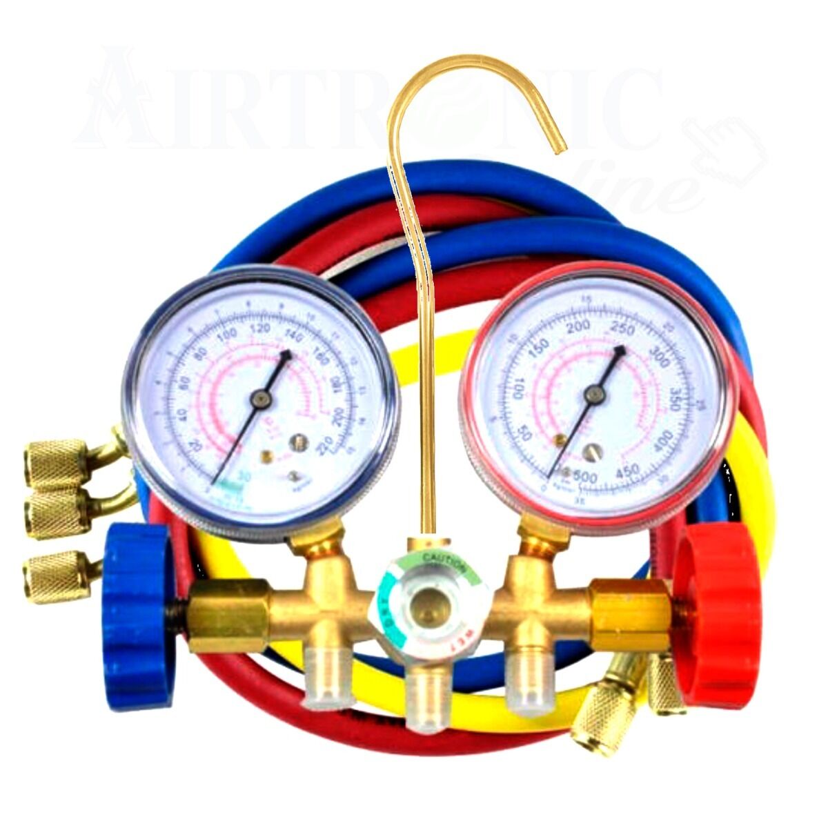 Manómetros Manifold Con Mangueras Refrigeración Y Aire Acond $ 650.00 Hidrolavadora