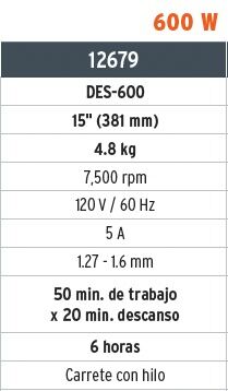 664.00 Desbrozadoras