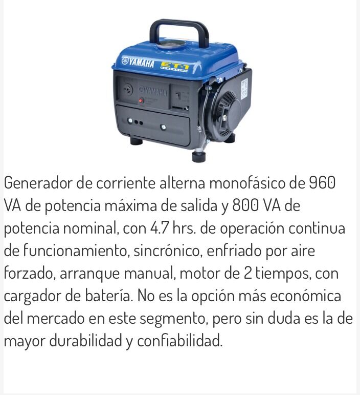 358.00 Generadores de Luz