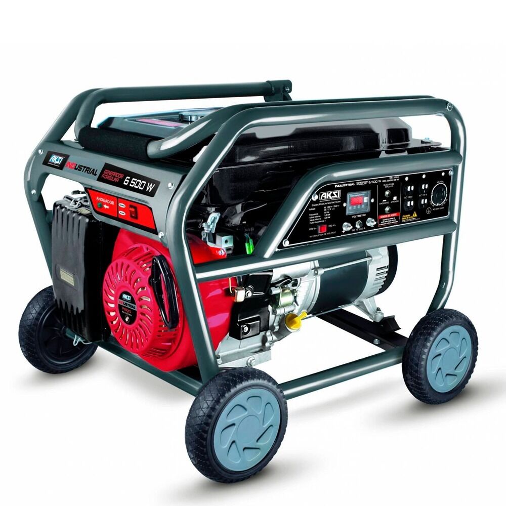 Generador Eléctrico A Gasolina 6500w Aksi 197512 Ferre Fast $ 28