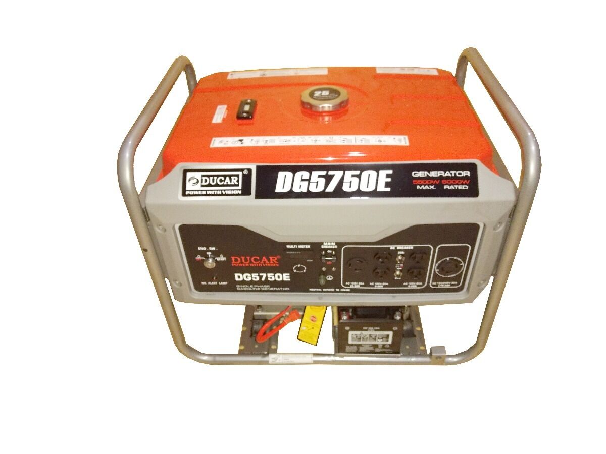 Generador Eléctrico Ducar 5750 W Maximos Y 5000 W Continuos $ 17