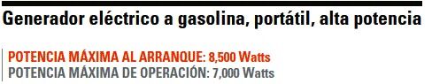 321.00 Generadores de Luz