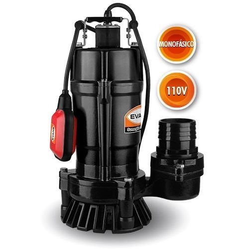 Bomba Sumergible Evans 1.0hp 110v Efluente Agua Turbia