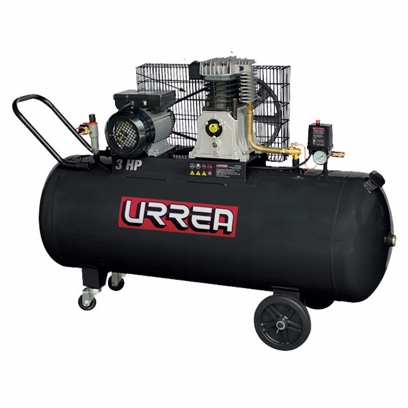Compresor De Aire Compresora 200l 3hp 1 Pistones Horizontal