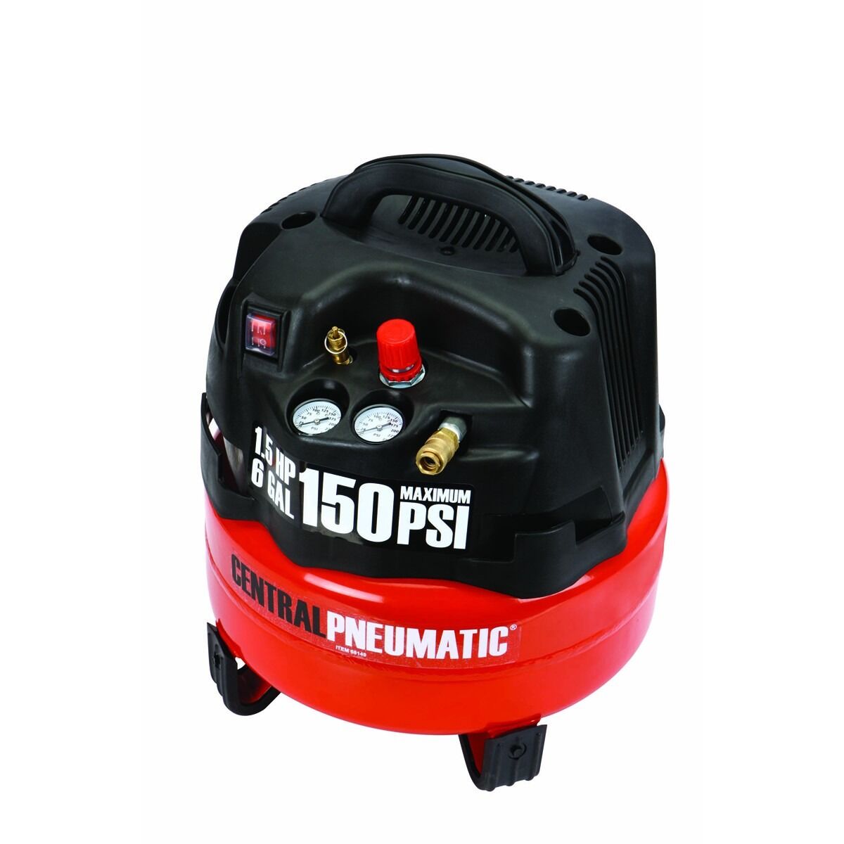 Compresor De Aire De 6 Gal. 1.5 Hp 150 Psi No Usa Aceite